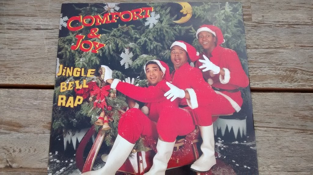 Kerst Maxi single - Comfort & Joy - Jingle Bell Rap, Cd's en Dvd's, Vinyl Singles, Ophalen of Verzenden, Zo goed als nieuw, Hiphop en Rap