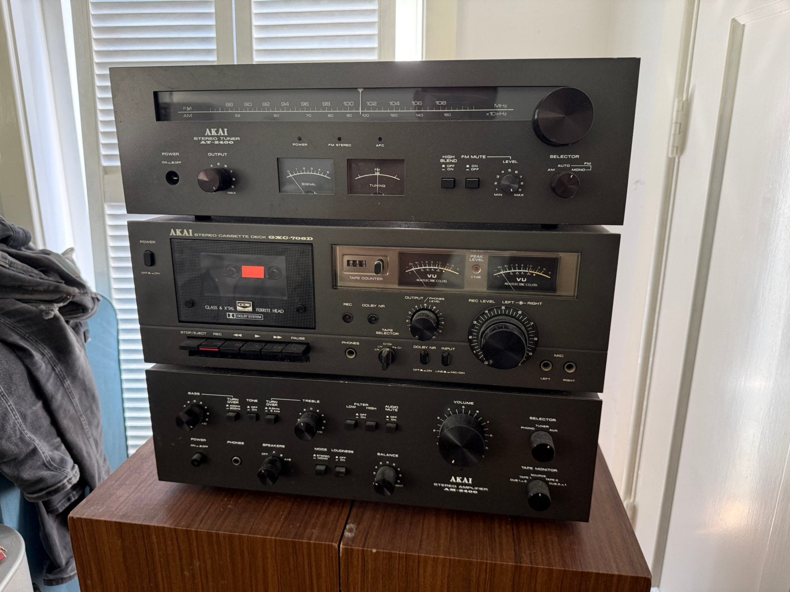 Akai stereo set, Gebruikt, Losse componenten, Akai, Ophalen