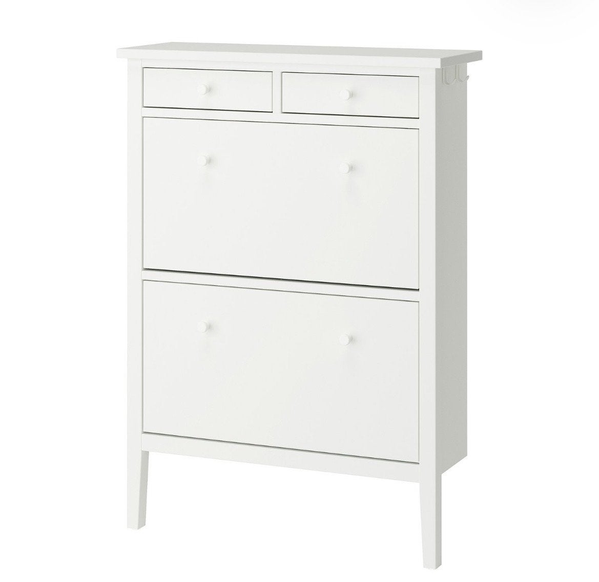 Ikea gullaberg witte schoenenkast met 2 lades en 2 kleppen, Ophalen, Gebruikt