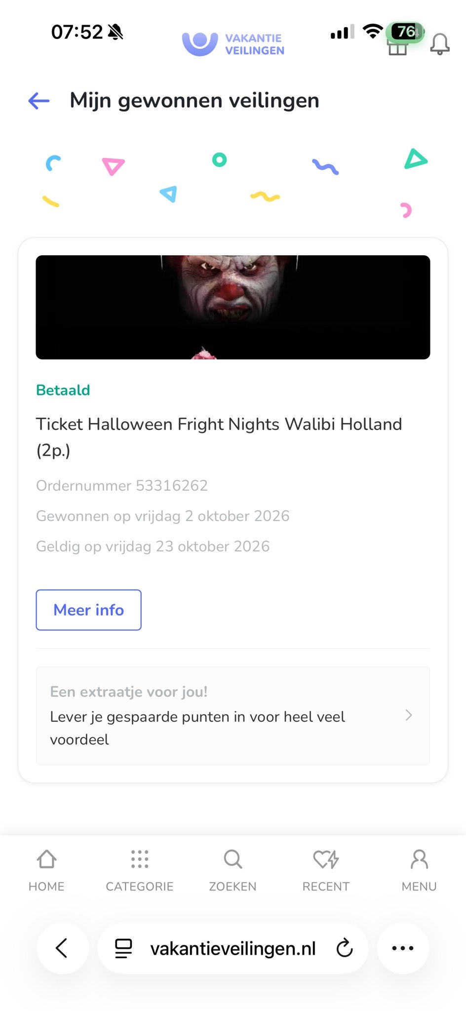 Ticket Walibi Fright Nights, Tickets en Kaartjes