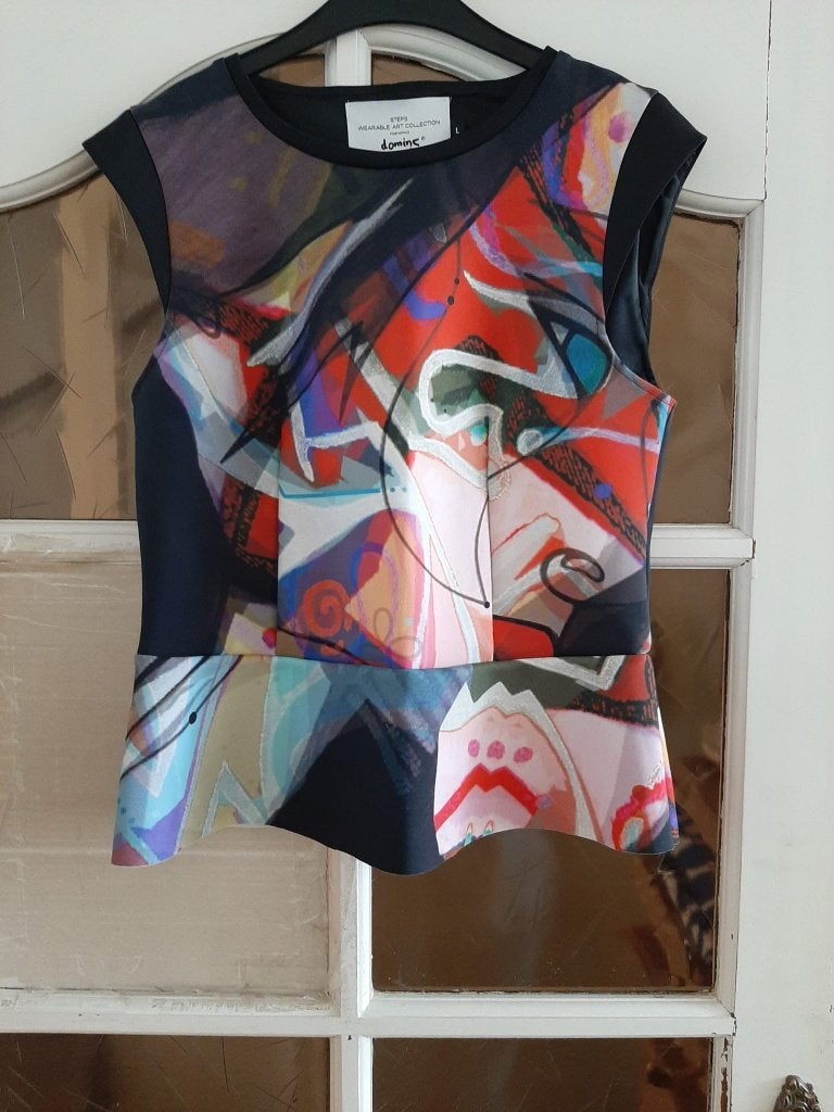 shirt (steps), Kleding | Dames, Ophalen of Verzenden, Nieuw, Maat 42/44 (L), Zonder mouw