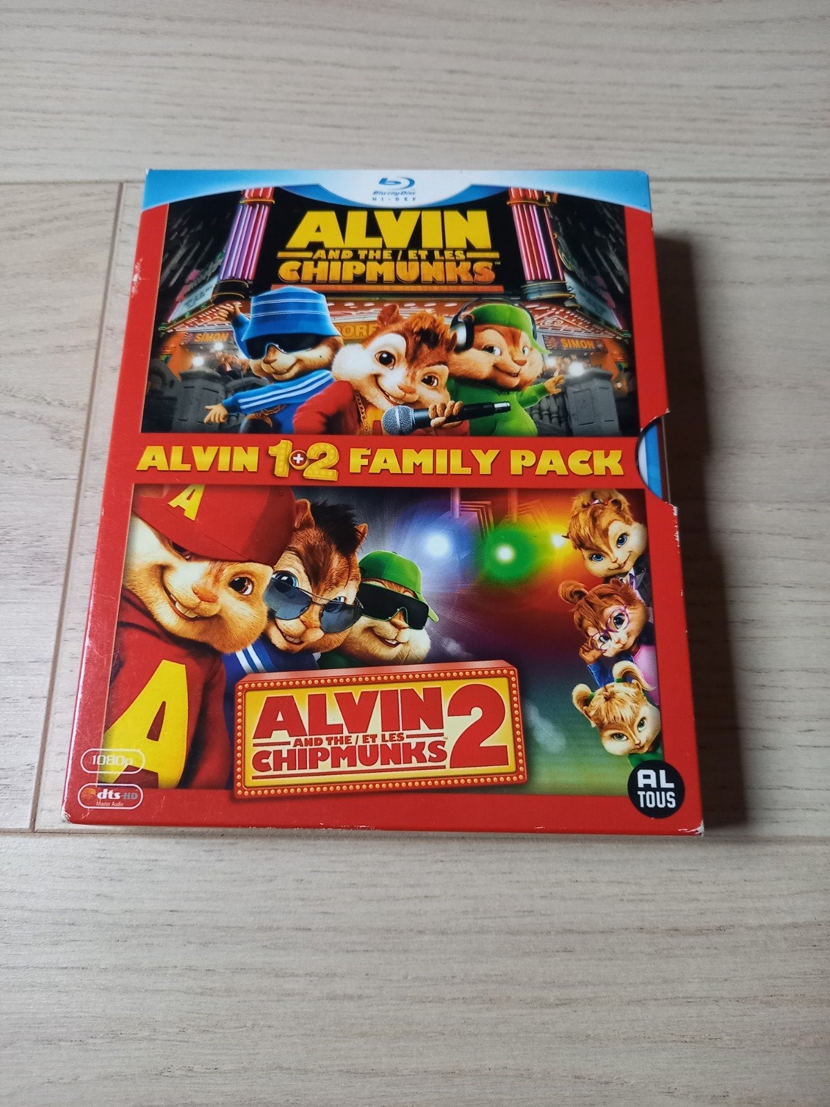 Alvin and the Chipmunks 1 & 2, Ophalen of Verzenden, Zo goed als nieuw, Tekenfilms en Animatie, Boxset