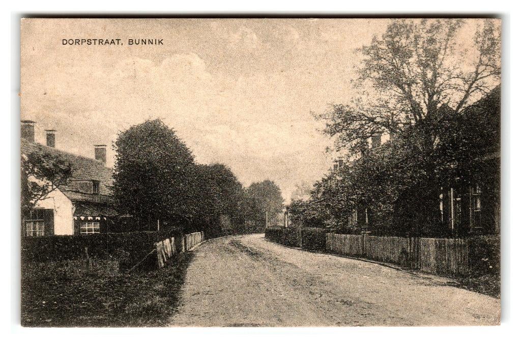 Bunnik, Dorpstraat, Verzenden, 1920 tot 1940, Gelopen, Utrecht