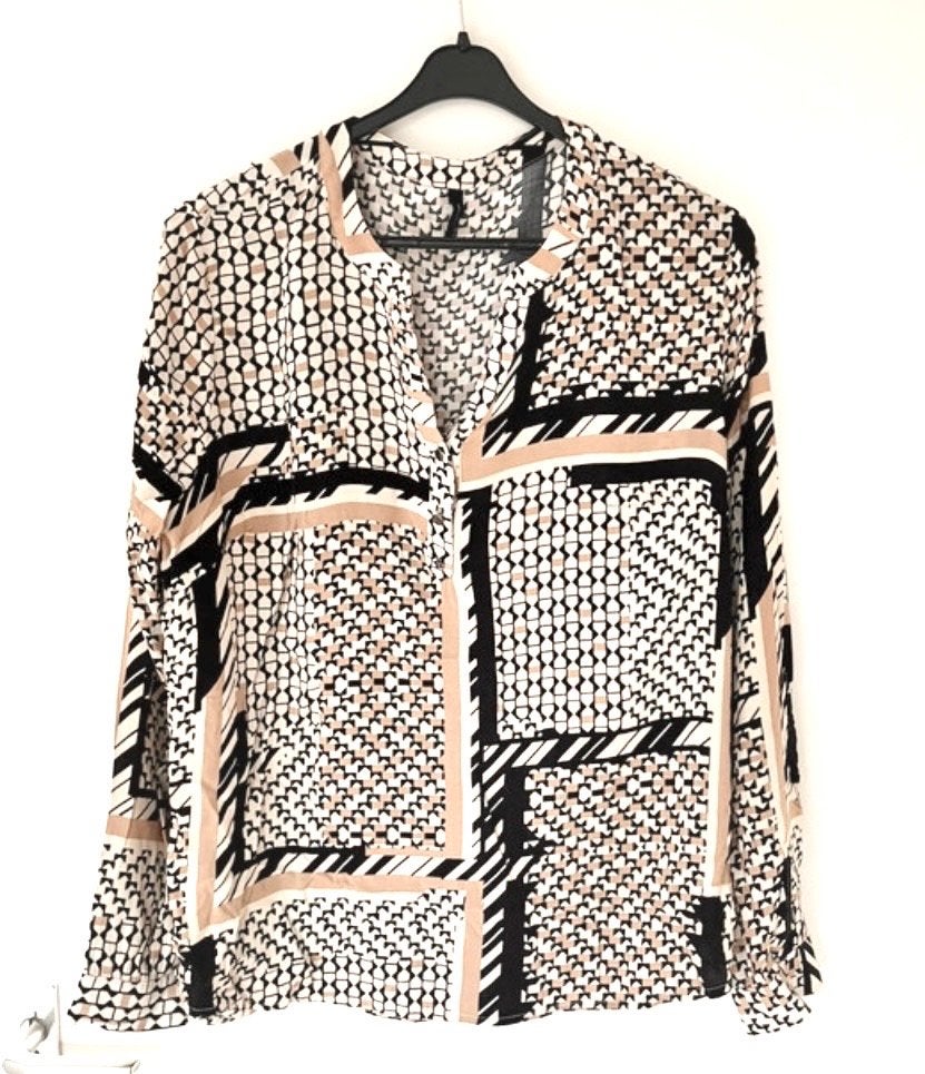 Peppercorn Blouse met print - Maat XL, Verzenden, Zo goed als nieuw, Maat 46/48 (XL) of groter, Zwart