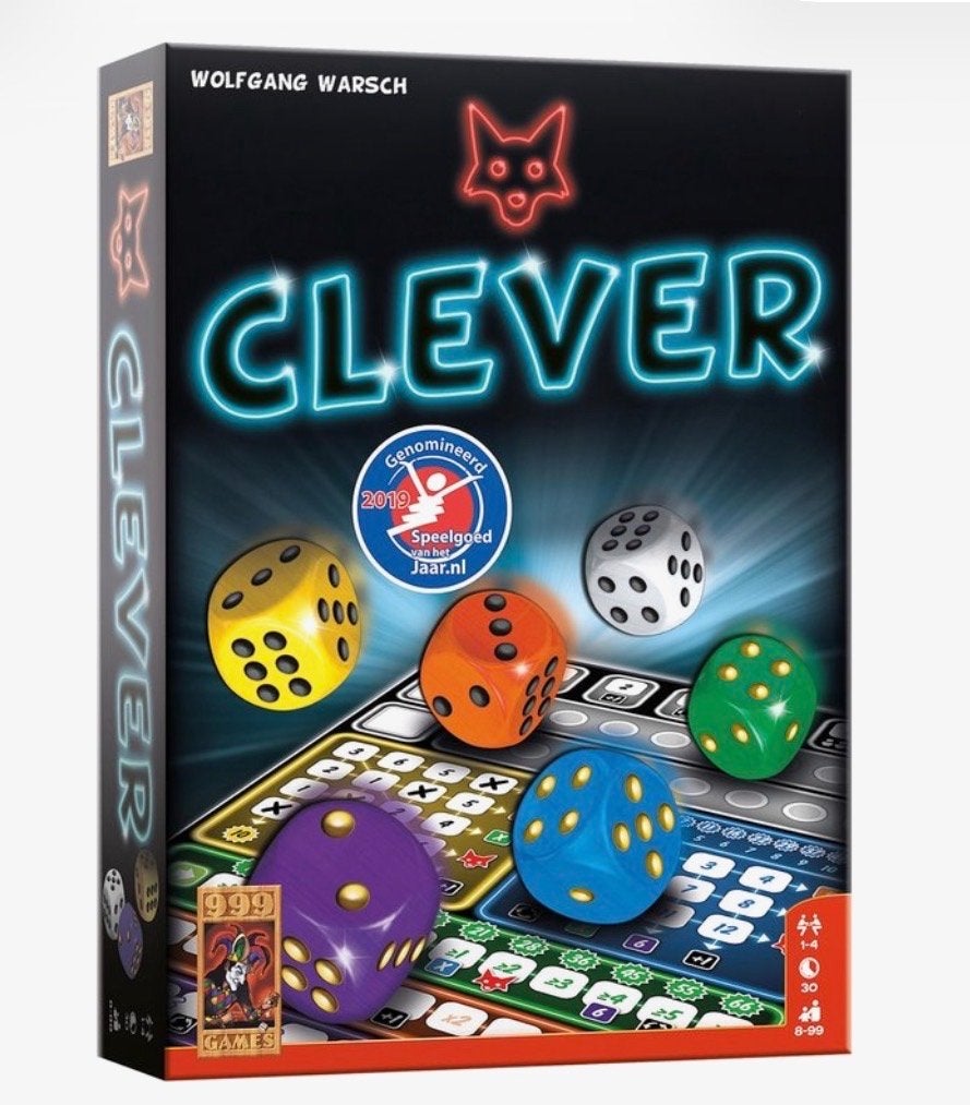 Clever dobbelspel - Strategisch en uitdagend, Een of twee spelers, Ophalen, Zo goed als nieuw