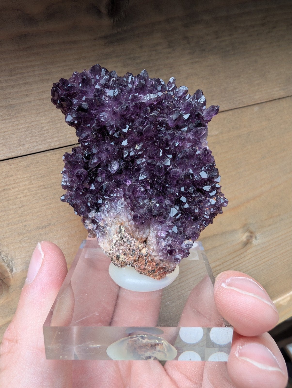 Amethist uit de Alacam mijn in Turkije, Verzamelen, Mineralen en Fossielen, Ophalen of Verzenden, Mineraal