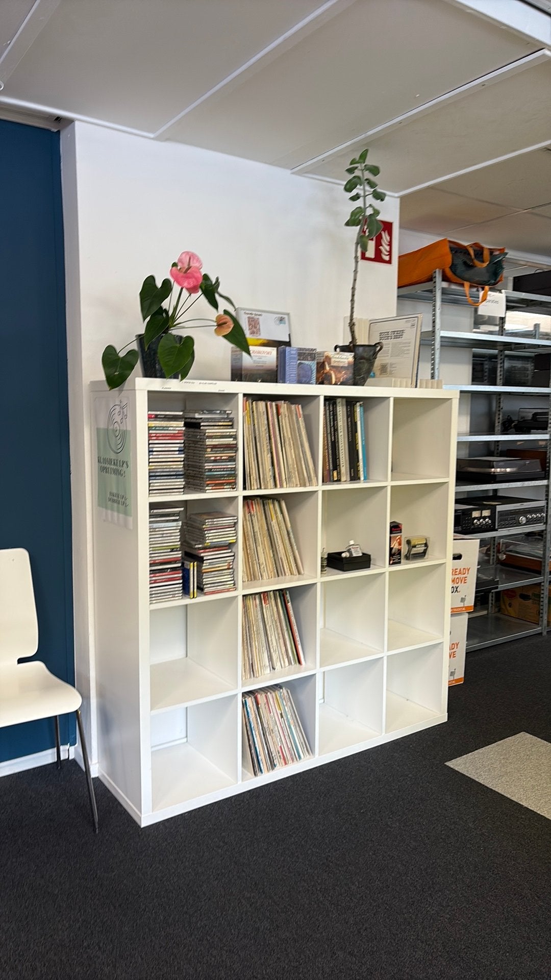 Ikea KALLAX kasten 16 vakken wit 50 euro, Huis en Inrichting, Ophalen, 200 cm of meer, 50 tot 100 cm, Zo goed als nieuw