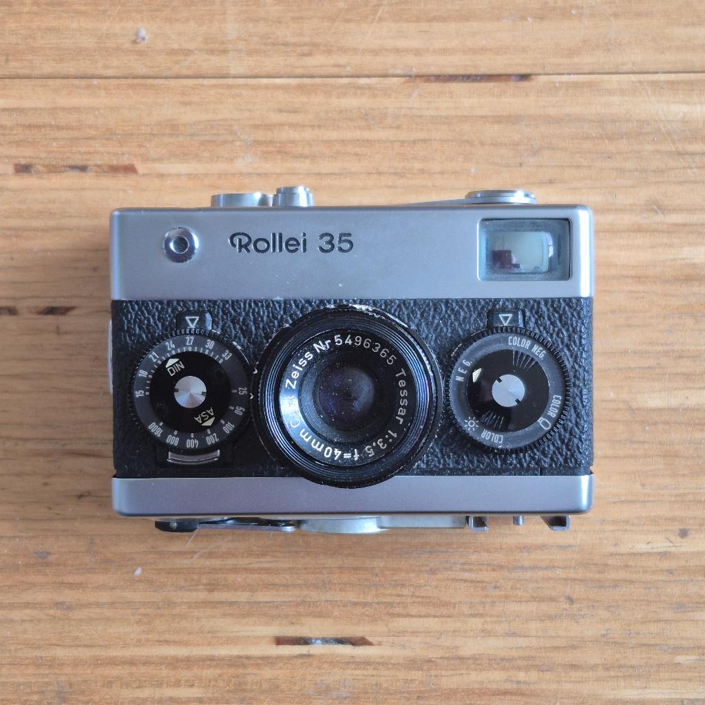 Rollei 35 voor onderdelen, Ophalen of Verzenden, Niet werkend, Compact, Overige Merken