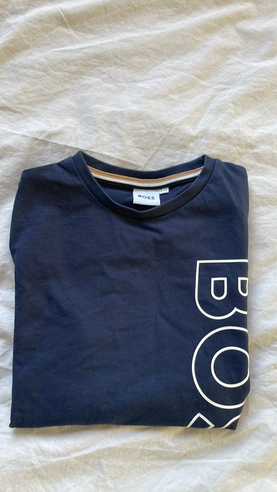 BOSS Longsleeve T-shirt voor jongens - Donkerblauw, Kinderen en Baby's, Kinderkleding | Overige, Ophalen of Verzenden, Nieuw, Jongen