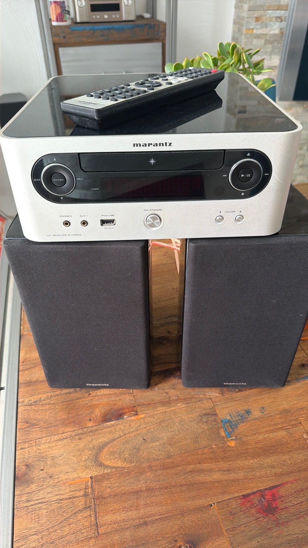 Cd receiver m-cr503, Audio, Tv en Foto, Home Cinema-sets, 70 watt of meer, Zo goed als nieuw, Overige spelers, Ophalen