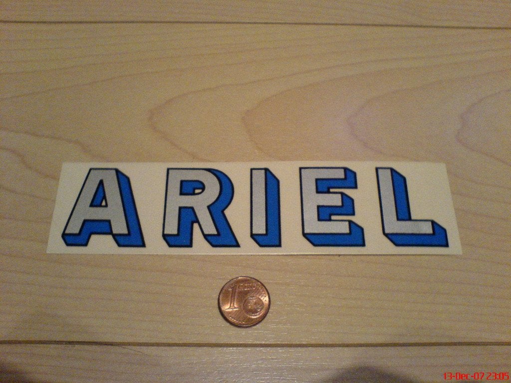 Motor Sticker (zeefdruk) - Ariel - 03, Motoren, Accessoires | Stickers, Ophalen of Verzenden