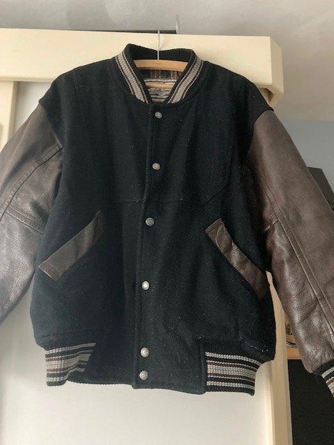 Varsity Jacket maat S/M  unisex  Scoop Collection, Maat 38/40 (M), Zwart, Ophalen of Verzenden, Scoop Collection