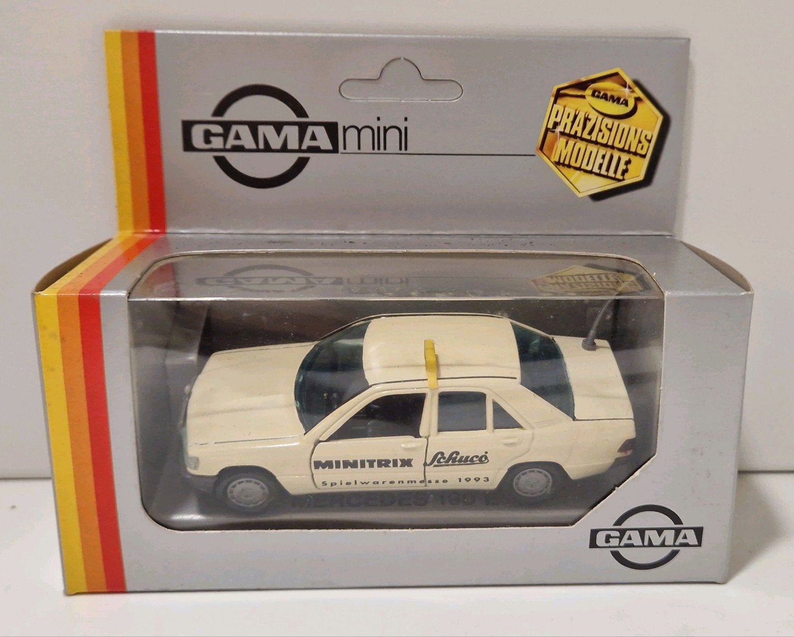 Gama mini Mercedes 190 E Taxi 1:43, Ophalen of Verzenden, Nieuw, Auto, Gama