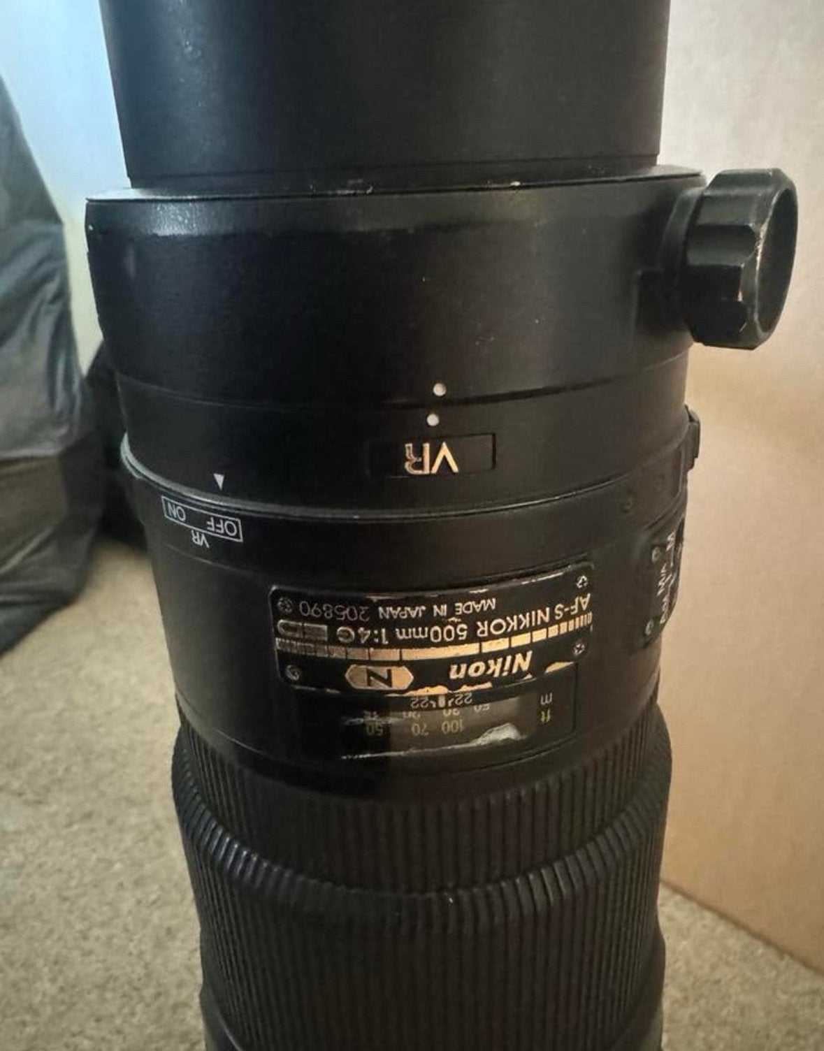 Nikon AF-S Nikkor 500mm f/4D IF-ED VR Telelens, Audio, Tv en Foto, Fotografie | Lenzen en Objectieven, Gebruikt, Autofocus, Nikon