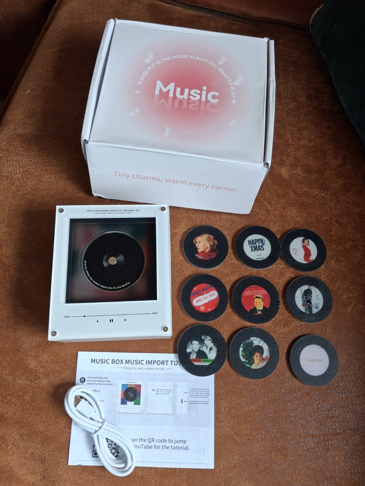 Muziekdoos met verwisselbare 'albums' - Nieuw!, Ophalen of Verzenden, Nieuw