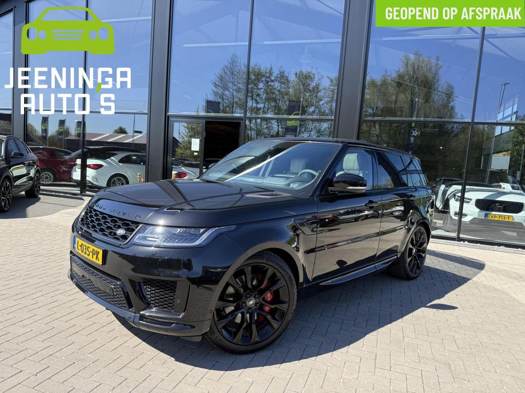 Land Rover Range Rover Sport P400 HST Dynamic Stealth|360Cam, Auto's, Land Rover, Automaat, Gebruikt, Startonderbreker, Bedrijf