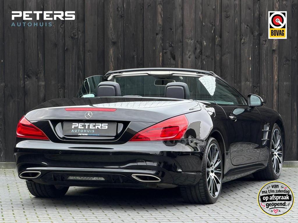 Mercedes SL-klasse 400| Soft-Close| Massage| H&K| Keyless|, 12 maanden, Achterwielaandrijving, Gebruikt, Zwart