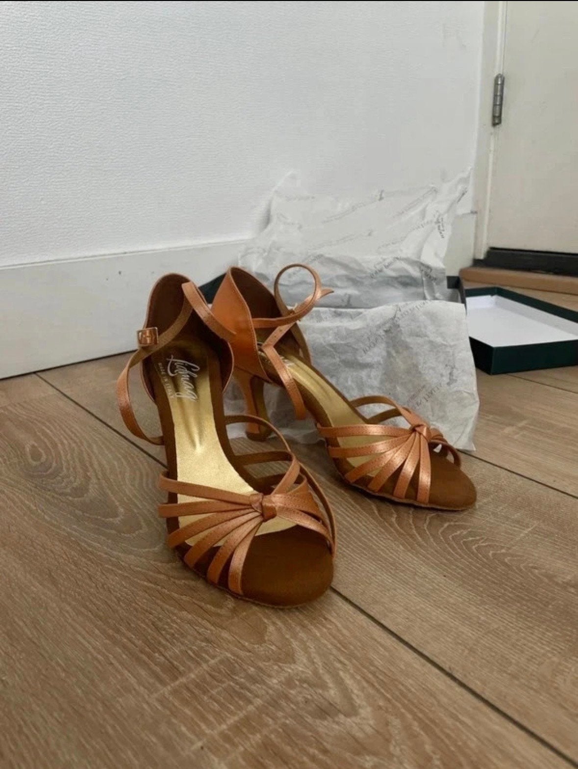 Lidmag Professional Italian Salsa Shoes, Nieuw, Ophalen of Verzenden, Dansschoenen, Oranje
