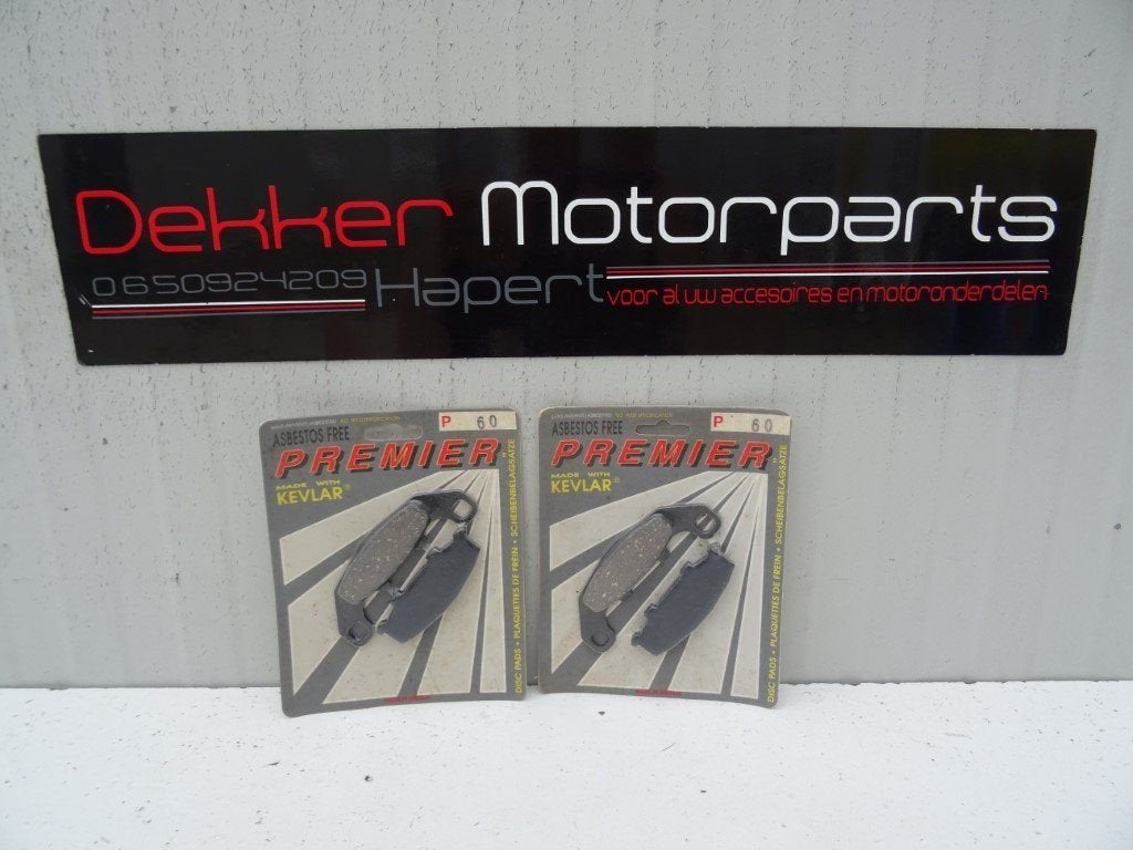 Premier remblokken P60 voorzijde Kawasaki ZXR250 GPX ZX400, Motoren, -, -, Nieuw, Ophalen of Verzenden