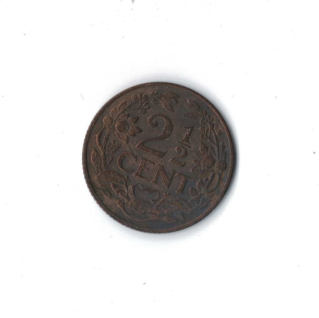 2,5 cent 1918 Wilhelmina (zie scans)(1), Postzegels en Munten, Ophalen of Verzenden, Koningin Wilhelmina, Overige waardes, Losse munt