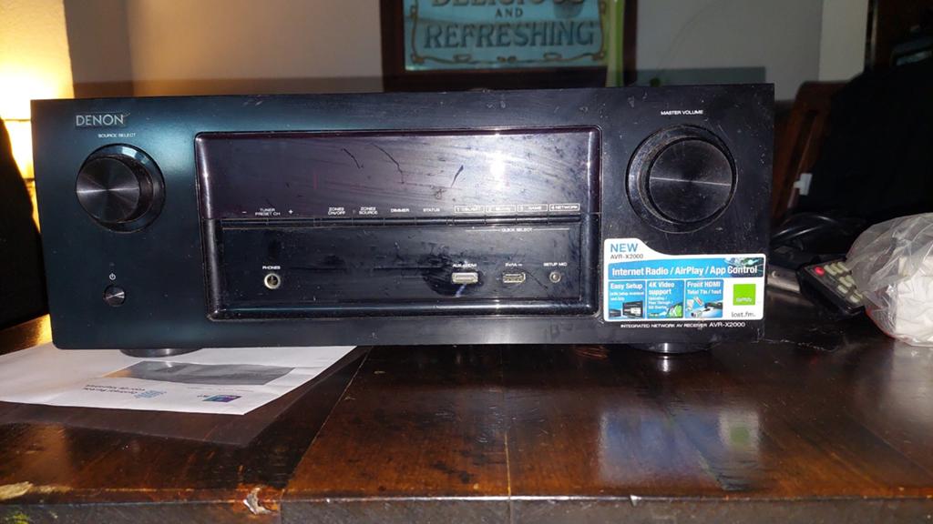 Denon AVR-X2000, Ophalen, Denon, Zo goed als nieuw, 120 watt of meer