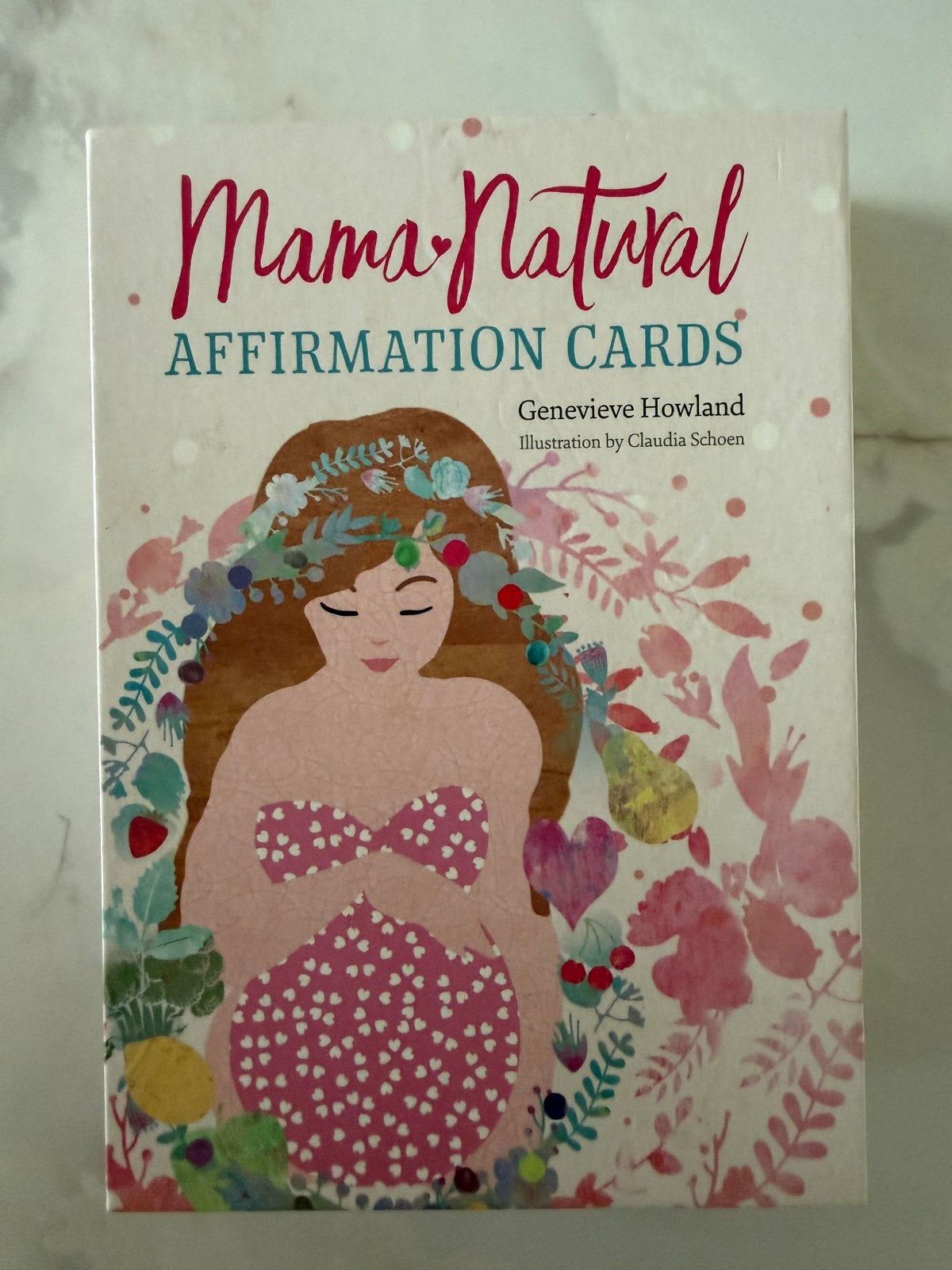 Mama Natural Affirmation Cards - Zwangerschap & Bevalling, Boeken, Ophalen of Verzenden, Zo goed als nieuw, Zwangerschap en Bevalling
