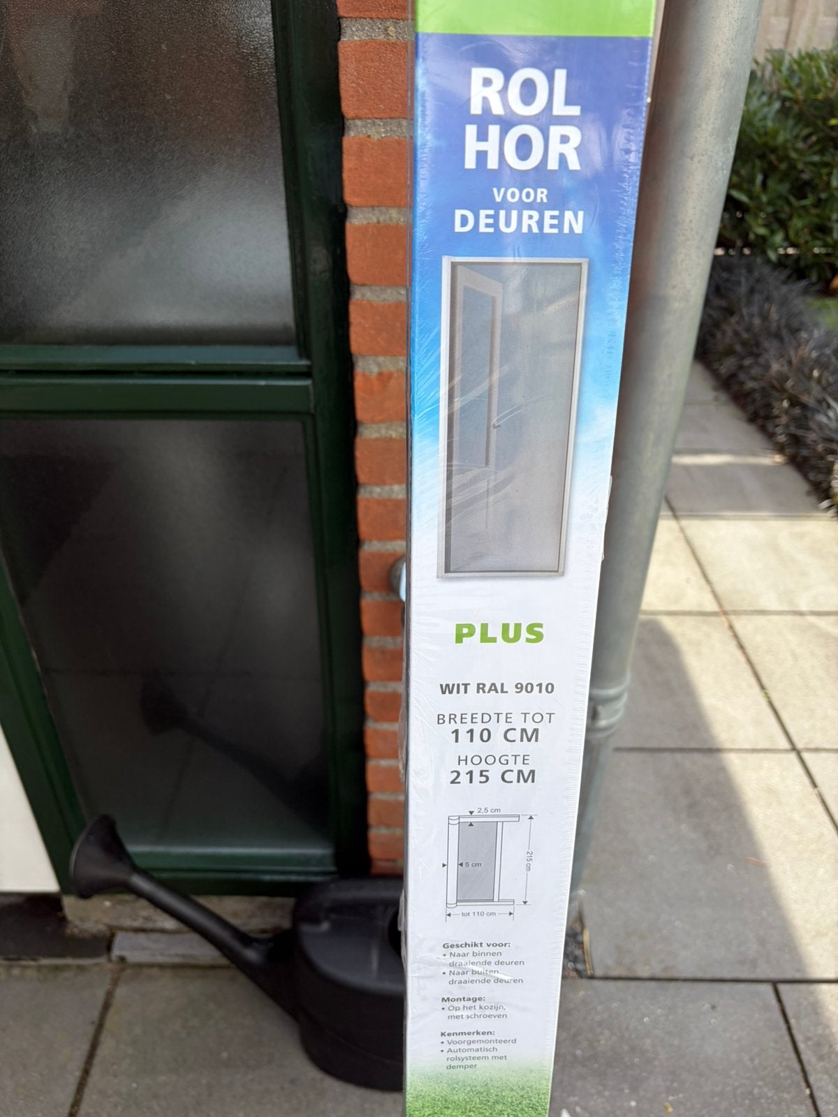 Hamstra rolhor deur 215x110 wit ral 9010, Ophalen of Verzenden, Nieuw, Hordeur, 200 tot 215 cm