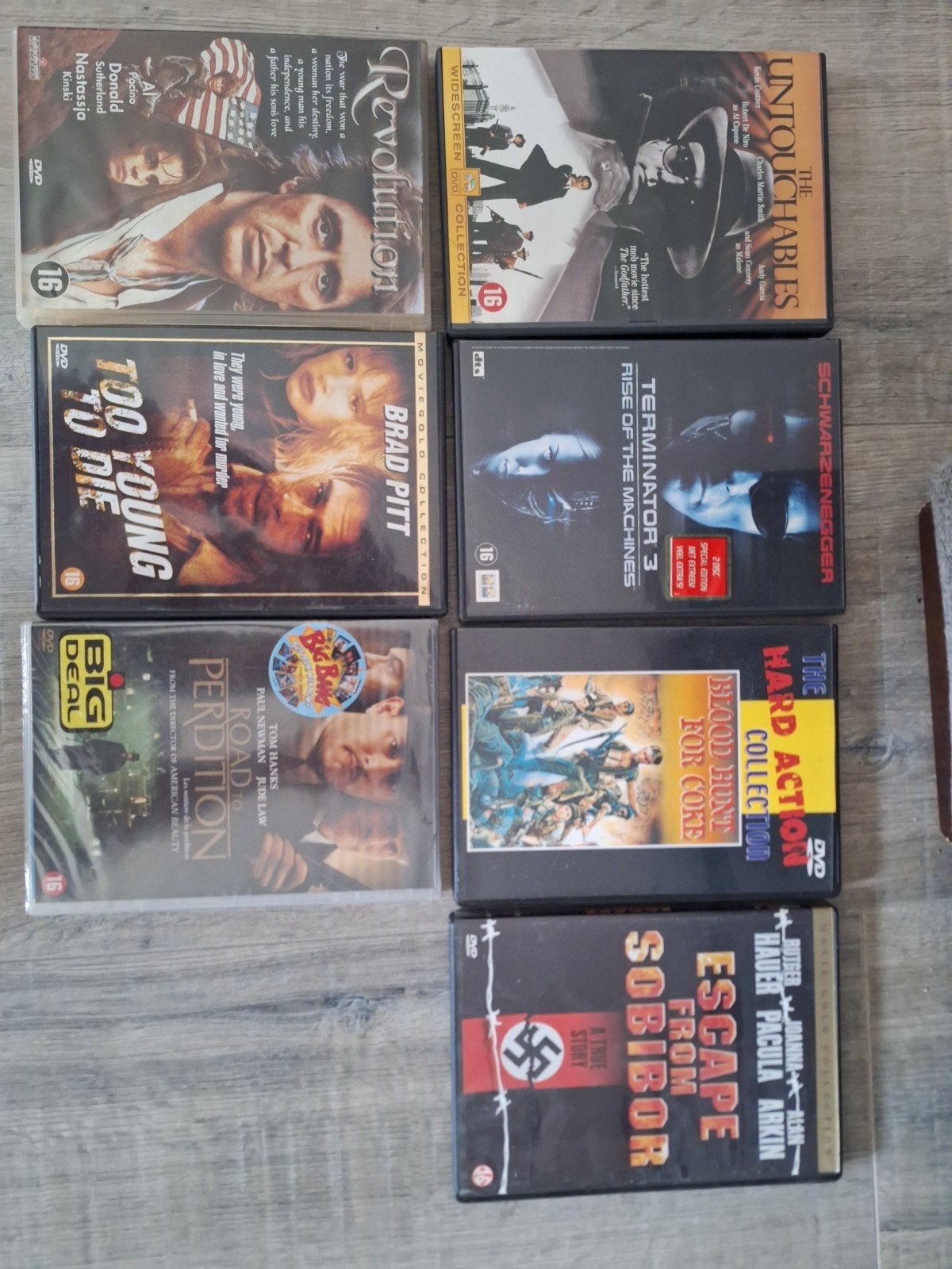 Diverse actiefilms vanaf 16 jaar - DVD, Ophalen of Verzenden