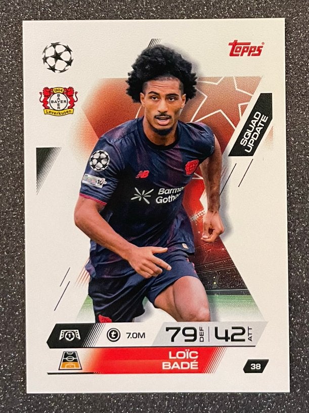 Topps MA EXTRA 25/26   SQUAD UPDATE   BADÉ  BAYER LEVERKUSEN, Verzenden, Zo goed als nieuw, Plaatje
