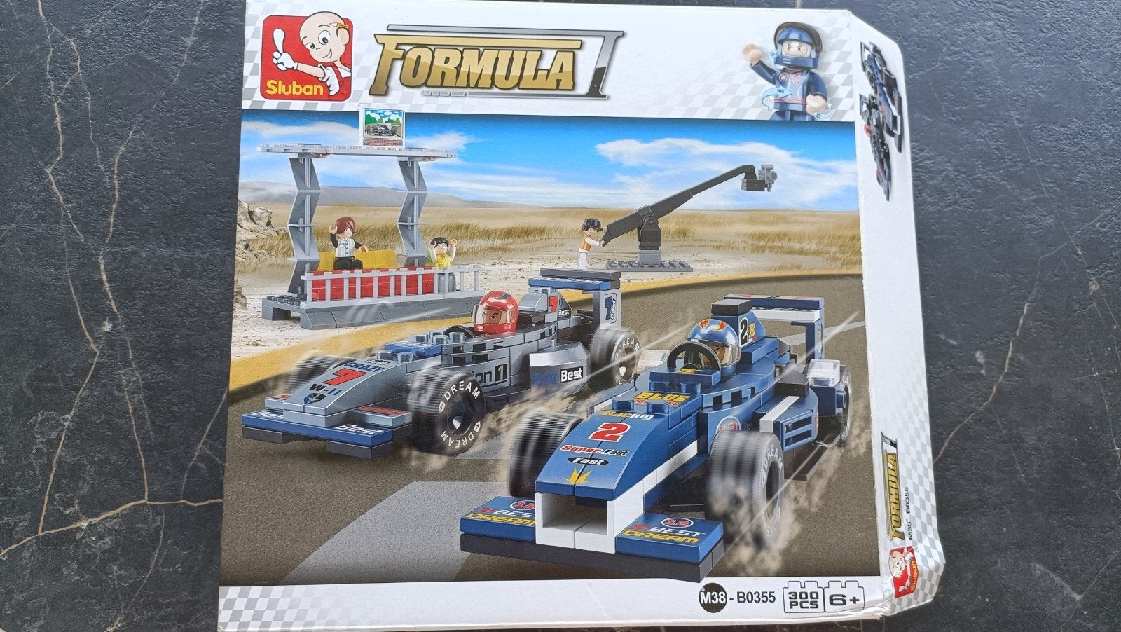 Sluban Formule 1 Racebaan Bouwset - M38-B0355, Ophalen of Verzenden, Nieuw, Overige merken