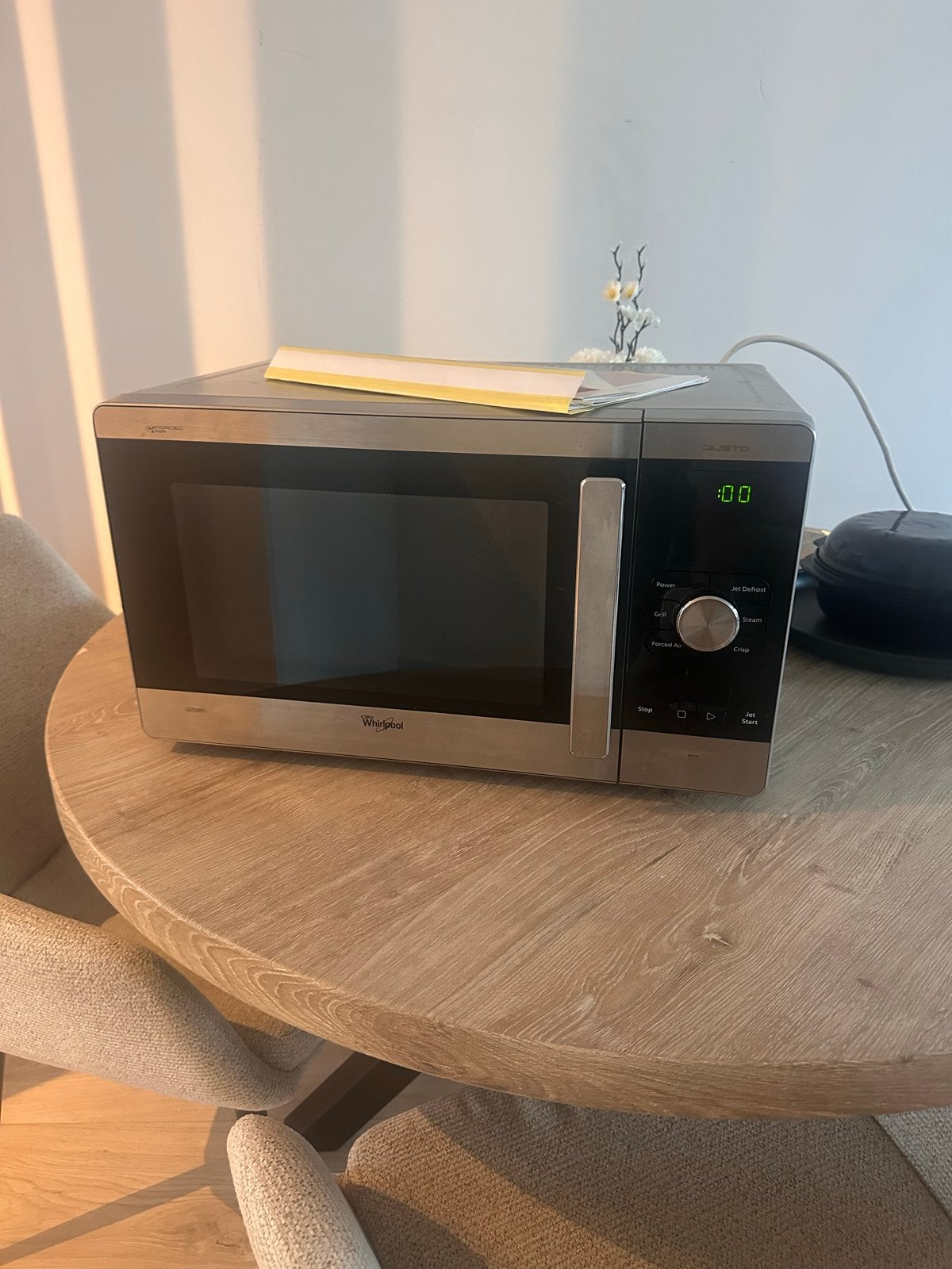 Whirlpool GT 286 SL Combimagnetron - Zo goed als nieuw, Ophalen, Combimagnetron, Zo goed als nieuw, Draaiplateau