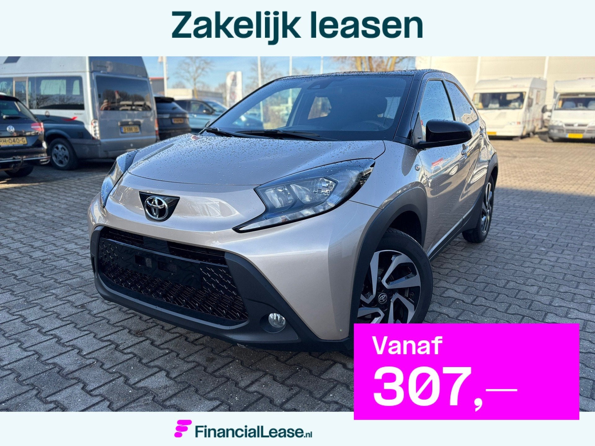 Toyota Aygo X 1.0 VVT-i S-CVT Pulse Automaat (BOVAG/RIJKLAAR, 12 maanden, Stof, Gebruikt, Zwart