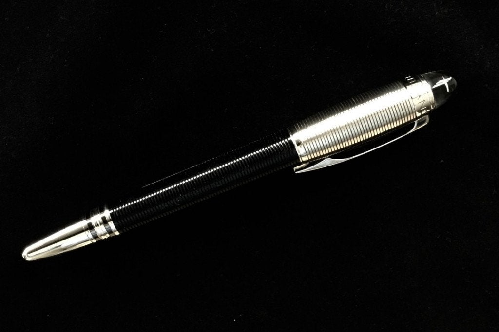 Montblanc Starwalker Platinum Doue Vulpen platinum pl dop., Verzamelen, Ophalen of Verzenden, Zo goed als nieuw, Vulpen, Mont Blanc