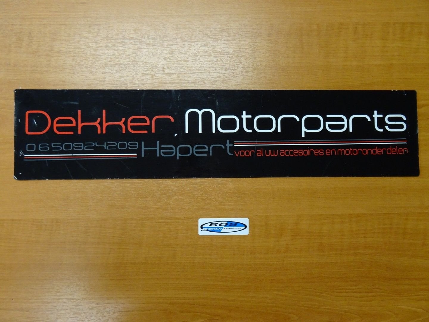 Bos Exhausts Uitlaat / Demper Sticker # Bos Boxer Technology, Motoren, Accessoires | Stickers, Ophalen of Verzenden, -, -, -