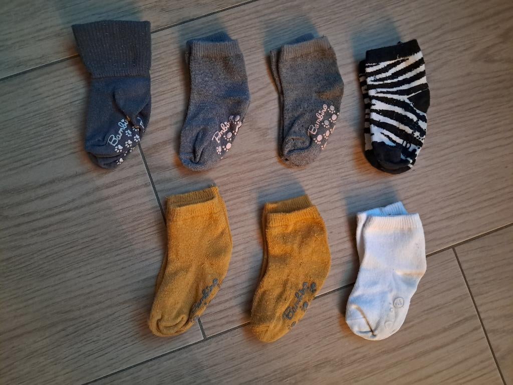K186 Sokjes Bambino/Kruidvat maat 19-21, Kinderen en Baby's, Babykleding | Schoentjes en Sokjes, Gebruikt, Jongetje of Meisje