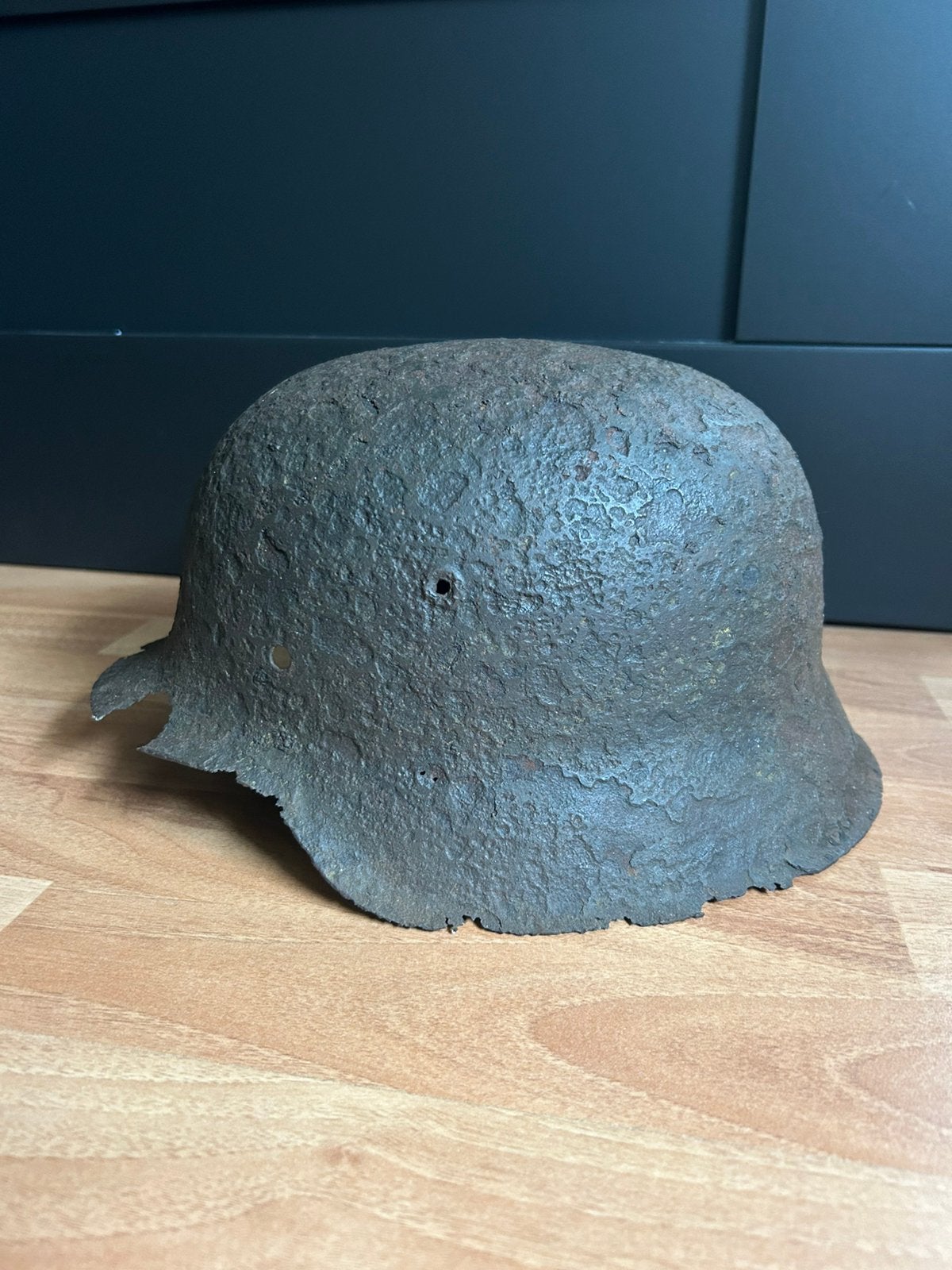 Ww2 Duitse m42 helm, Verzamelen, Militaria | Tweede Wereldoorlog, Ophalen of Verzenden, Landmacht, Duitsland, Helm of Baret