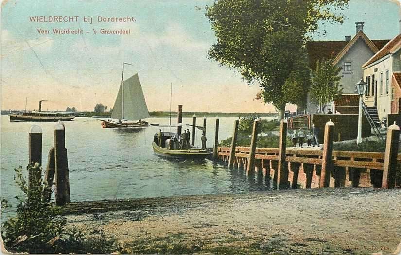 380-922-035 Dordrecht Wieldrecht, Verzenden, Voor 1920, Zuid-Holland