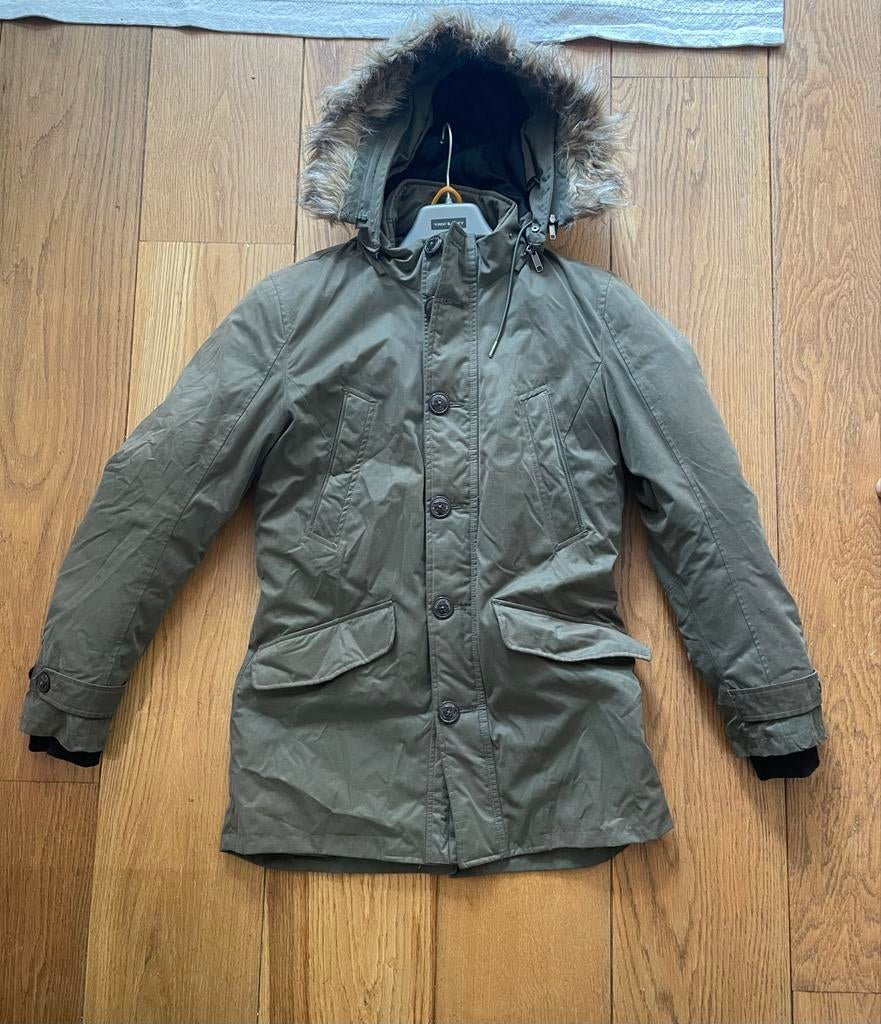 Rev'it Parka Motorjas S met regenvoering en afneembare capuc, Motoren, Kleding | Motorkleding, Jas | textiel, Dames, Tweedehands