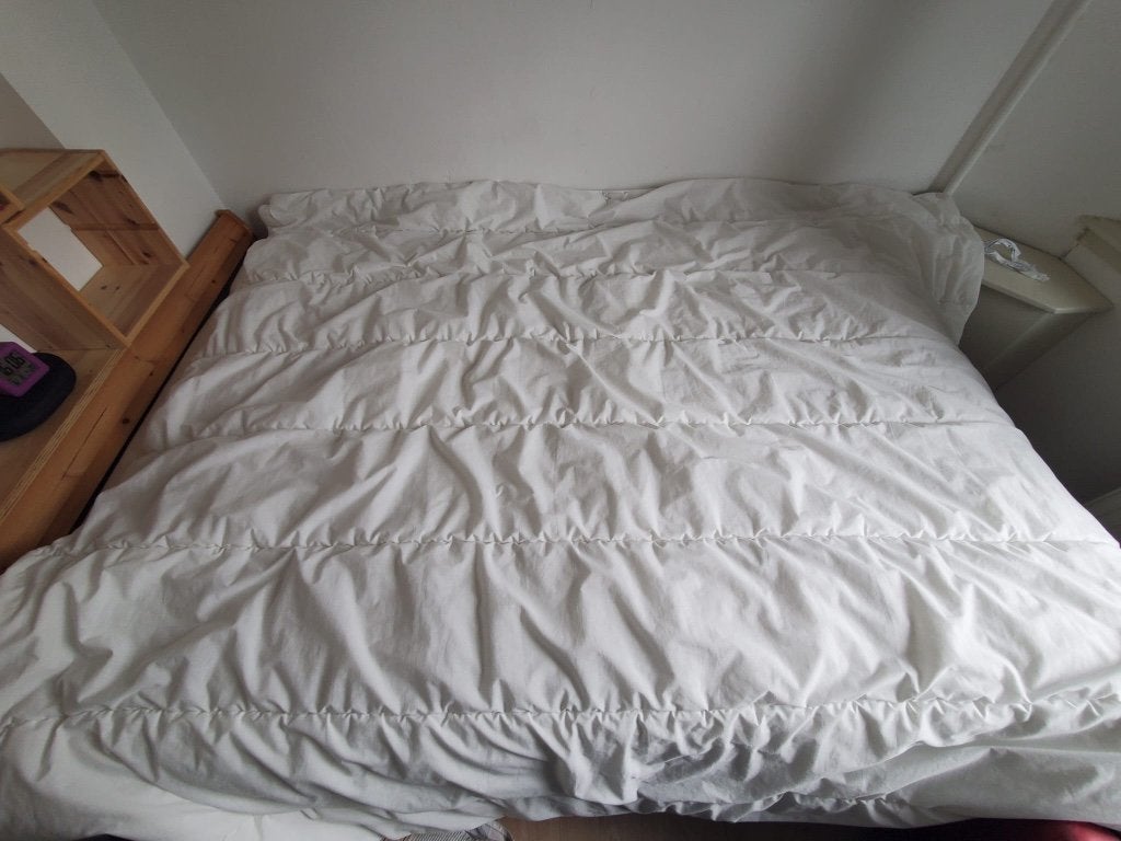 IKEA SMÅSPORRE Dekbed - All Seasons Duvet (2x) 240x220, Ophalen, Gebruikt, Wit, Tweepersoons