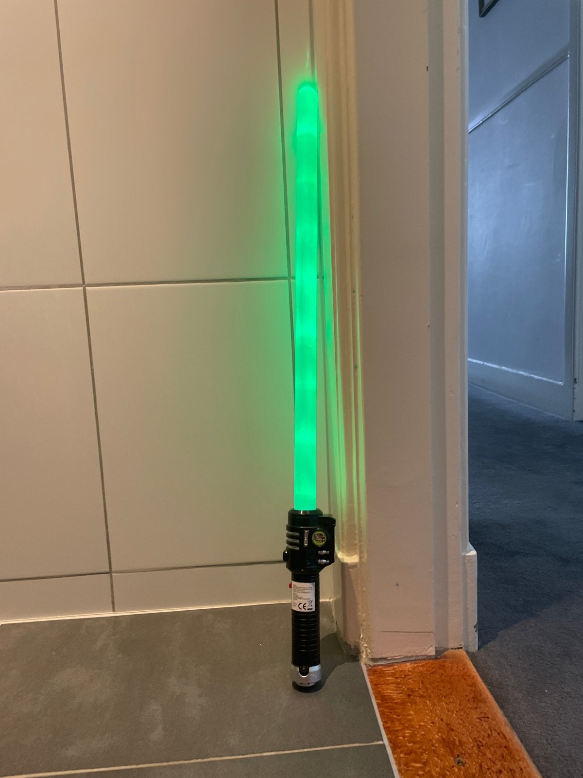 Star Wars Lichtzwaard Groen - Speelgoed, Kinderen en Baby's, Ophalen of Verzenden, Gebruikt, Jongen of Meisje