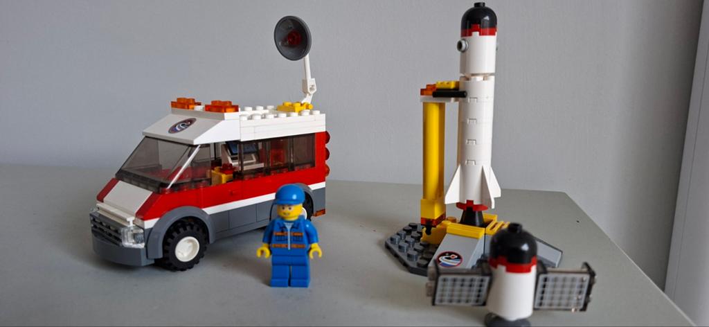 Lego City set 3366 raket lanceer platform, Lego, Ophalen of Verzenden, Complete set, Compleet