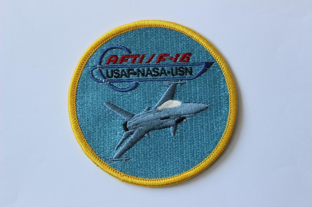 patch  AFTI / F-16  usaf nasa usn, Verzenden, Zo goed als nieuw, Patch, Badge of Embleem