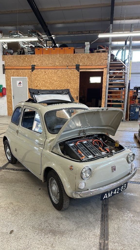 Fiat 500 Elektrisch ombouwkit ( v2 protoype gezocht ), Achterwielaandrijving, Overige kleuren, 2510 kg, Overige bekleding