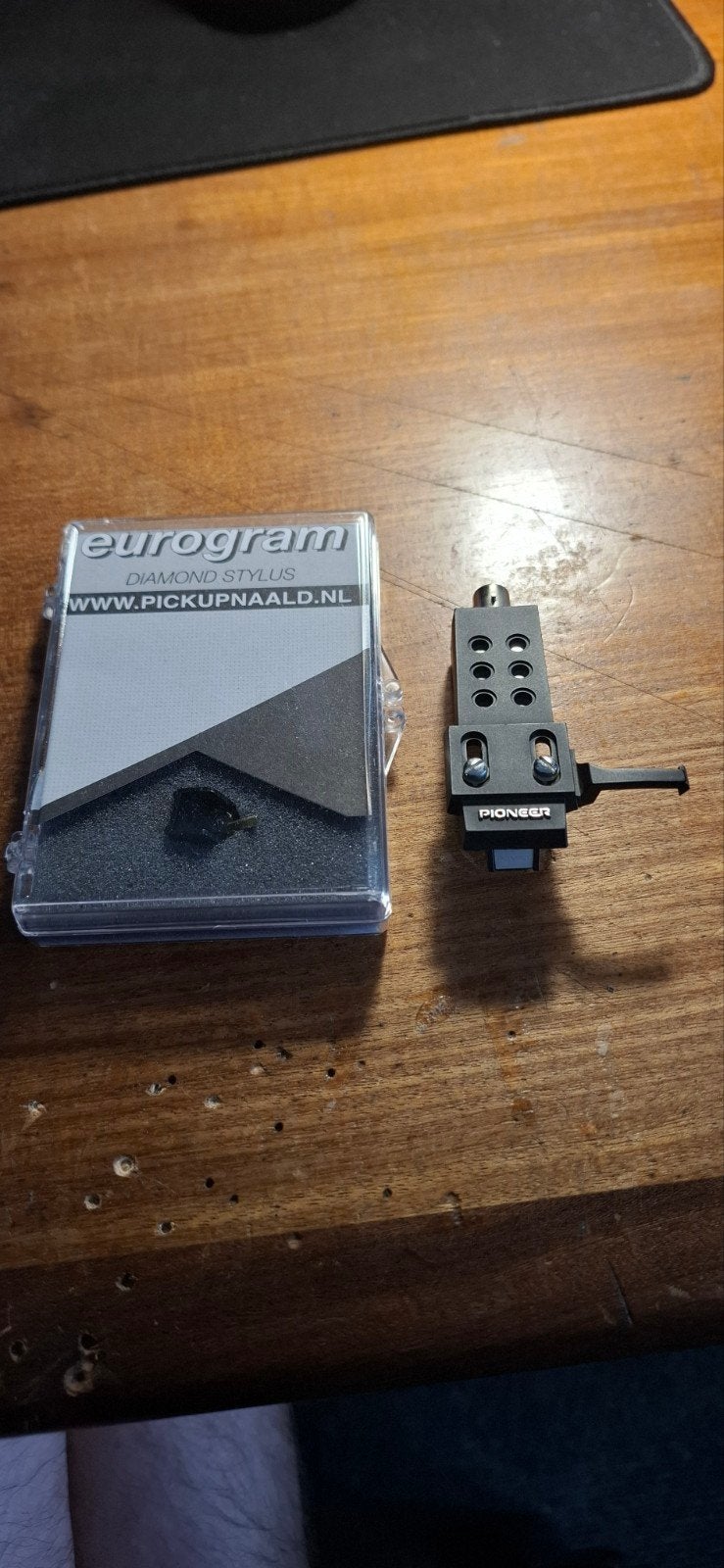 pioneer headshell met element en nieuwe naald, Audio, Tv en Foto, Ophalen of Verzenden, Zo goed als nieuw