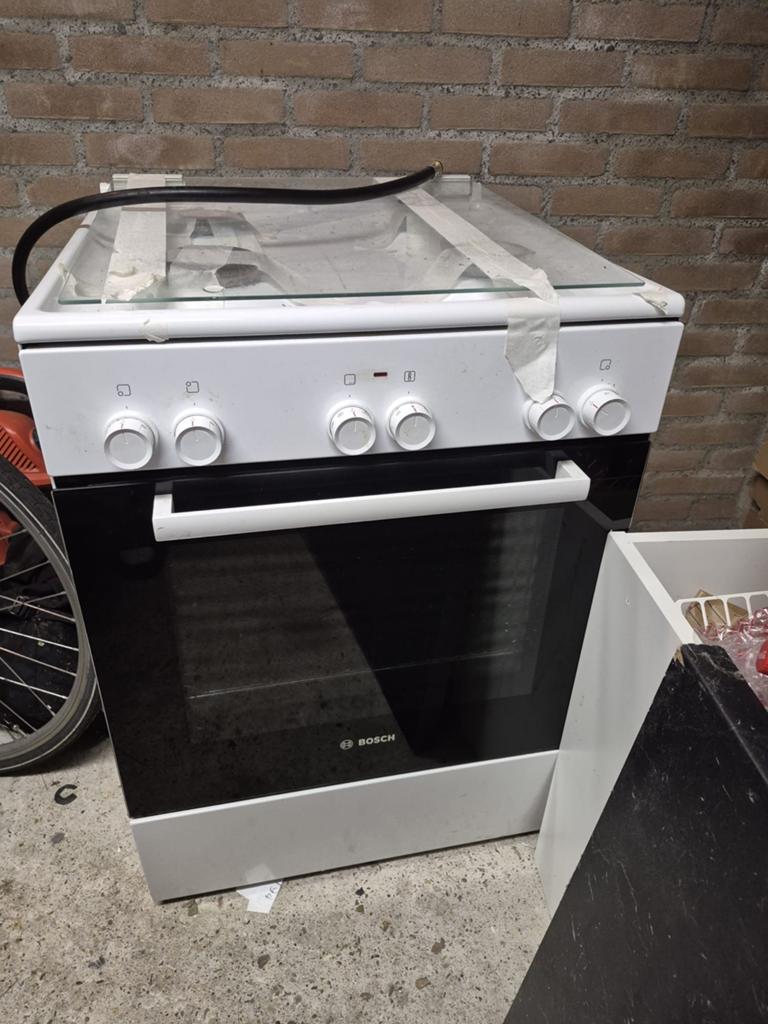 Bosch HXA090D20N Gasfornuis met Oven - Energieklasse A, Witgoed en Apparatuur, Fornuizen, Ophalen, Gebruikt, Hete lucht, 60 cm of meer