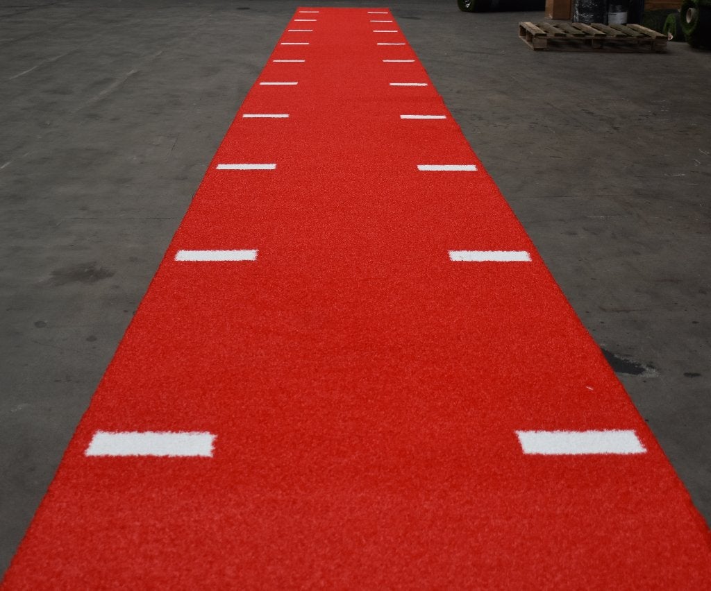 Sprinttrack 1x10 meter - rood - Incl. verzending, Verzenden, Nieuw, Benen, Overige typen