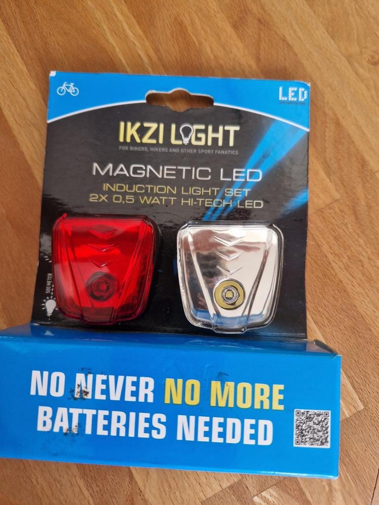 Ikzi Light fietsverlichting. Nooit meer batterijen nodig., Ophalen of Verzenden, Nieuw, Overig, Verlichtingsset