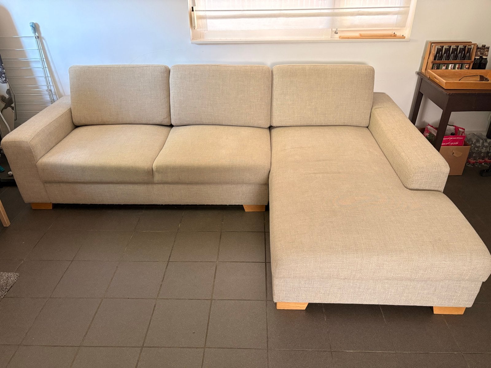 IKEA Sörvallen Hoekbank - met lichte gebruikssporen, Huis en Inrichting, Banken | Bankstellen, Ophalen, 250 tot 300 cm, Hoekbank