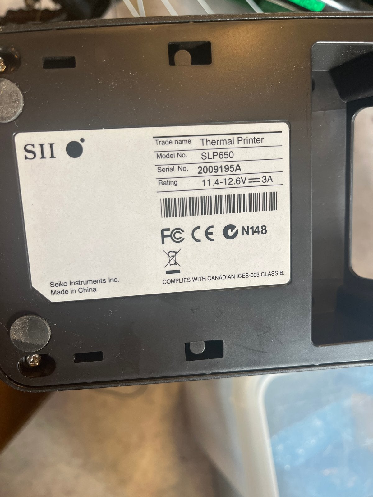 SII SLP650 Smart Label Printer - Thermische Labelprinter, Ophalen, Zwart-en-wit printen, Gebruikt, Printer
