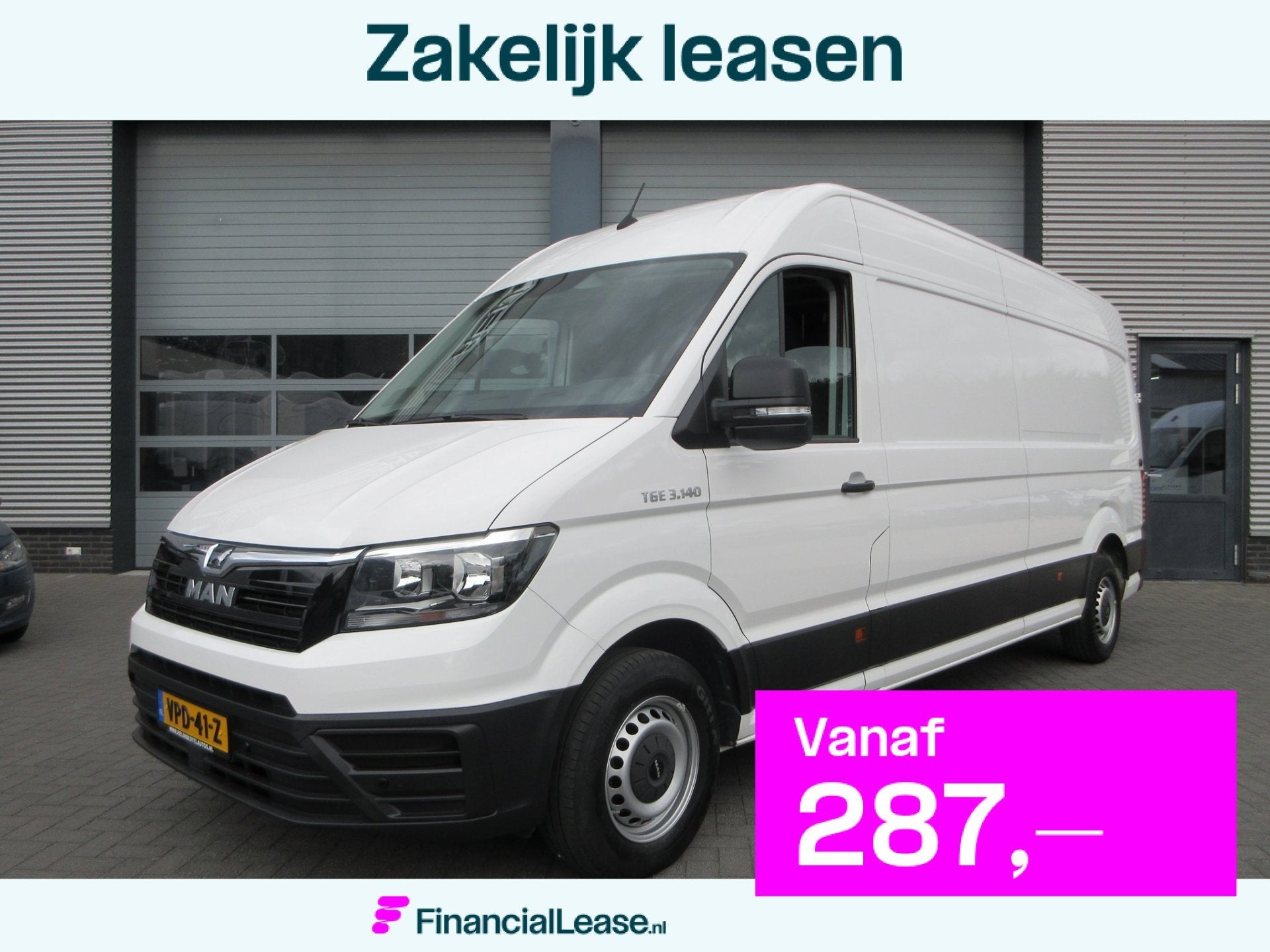 MAN TGE 3.140 L4H3 automaat pdc 3 zits, Gebruikt, Euro 6, 4 cilinders, MAN